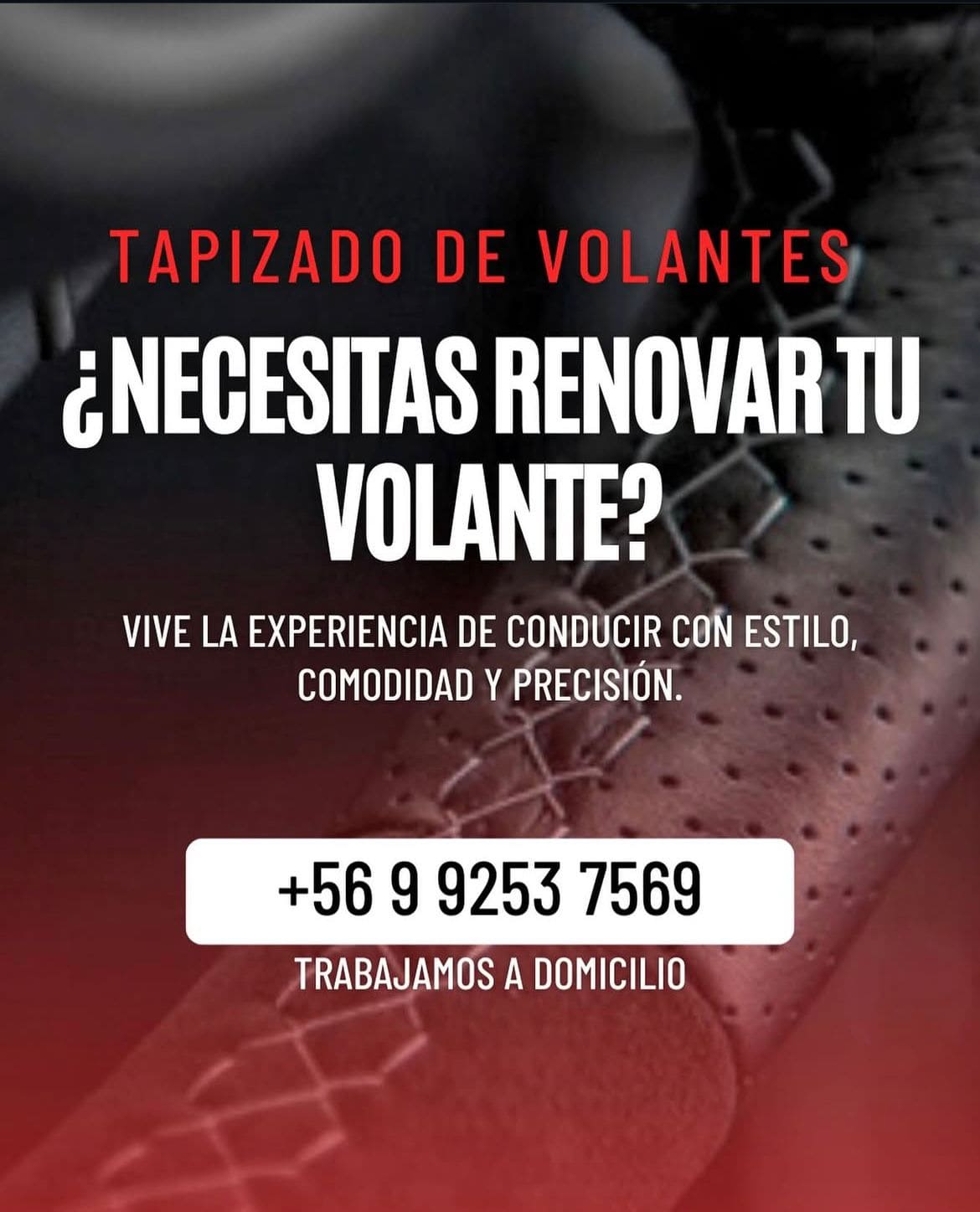 kit tapizado volante restauracion volantes en santiago