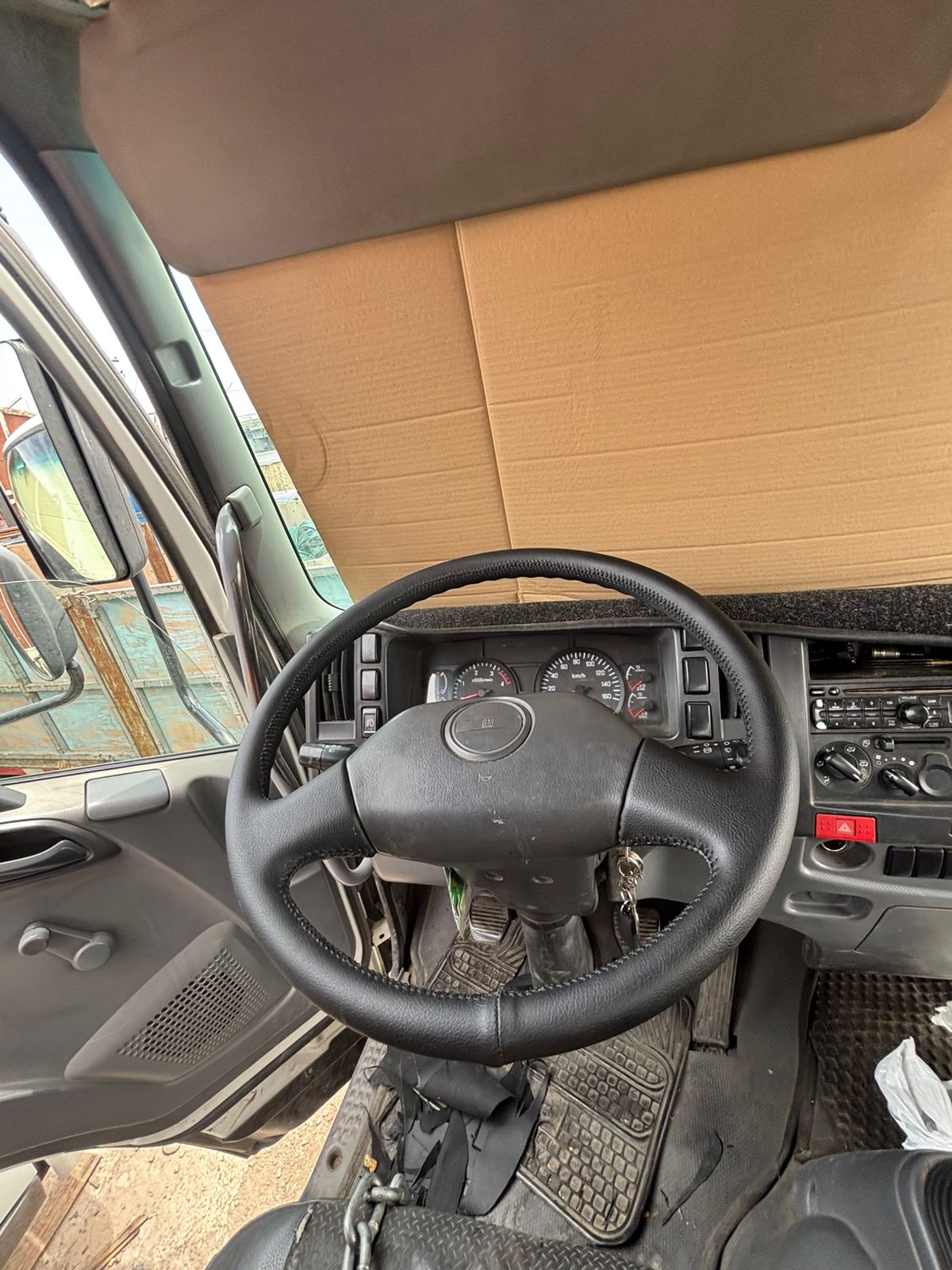 Volante antes del tapizado