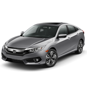 Honda Civic tapizado de volantes
